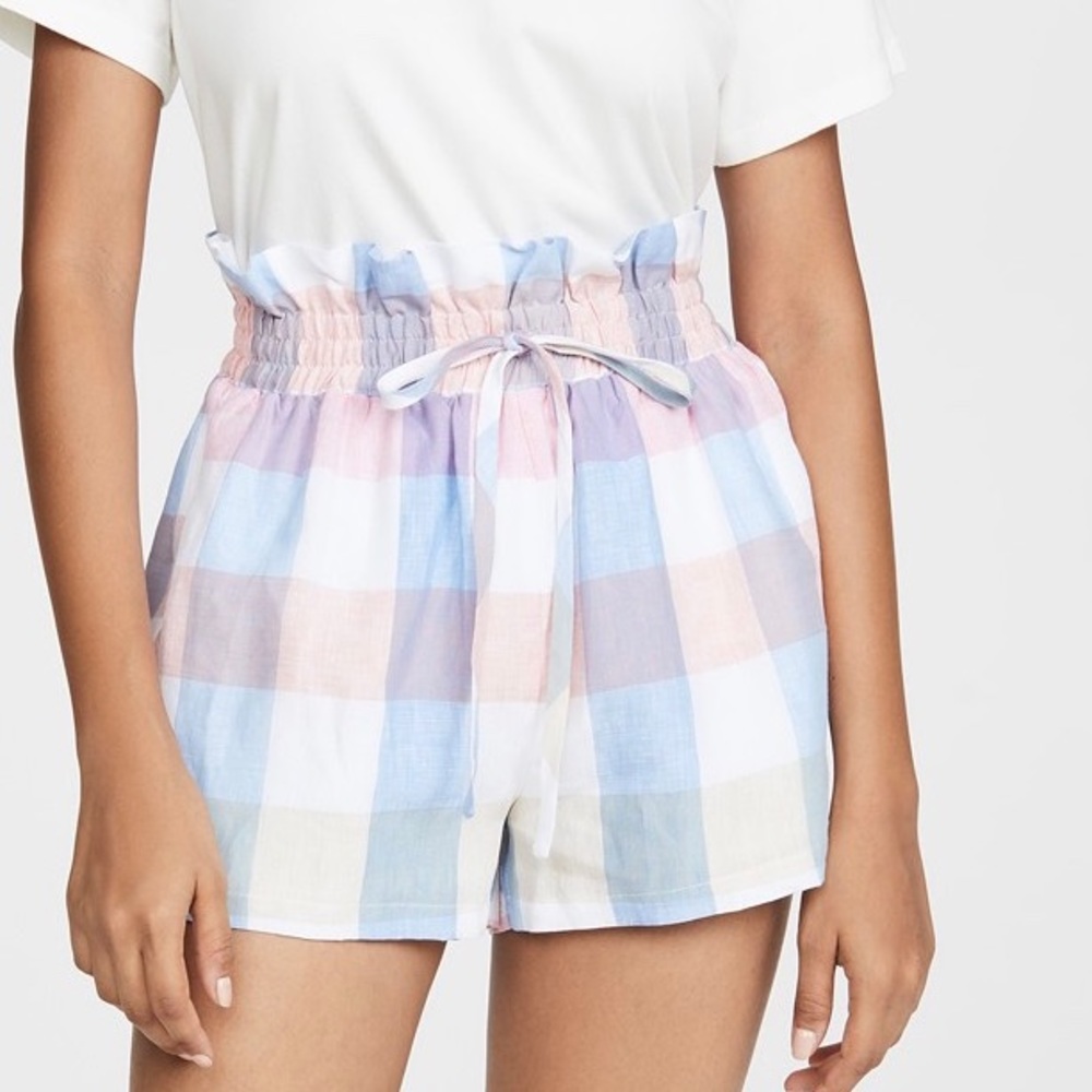 English Factory Pastel Gingham Shorts